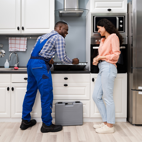 can you provide an estimate for cooktop repair before beginning any work in Granville